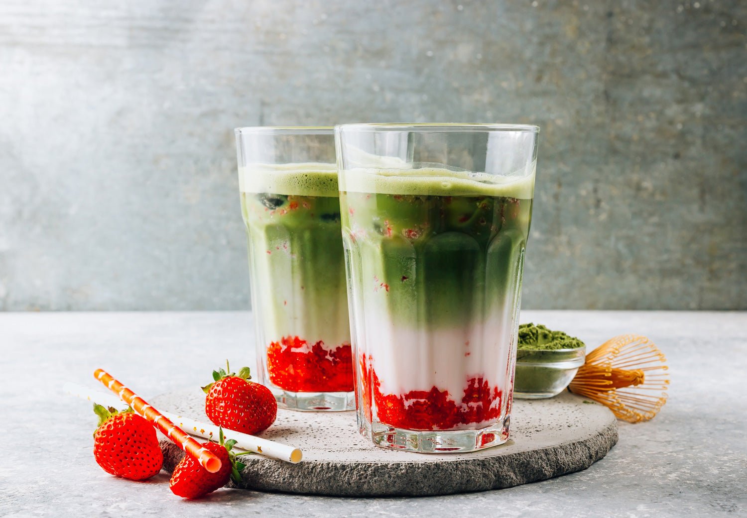 How to Make a Strawberry and Honey-Infused Matcha Latte - Firebelly Tea CA