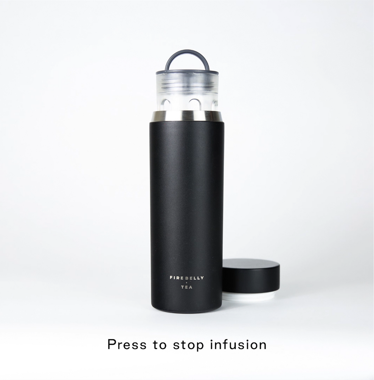 Step 2: press down to stop the steep