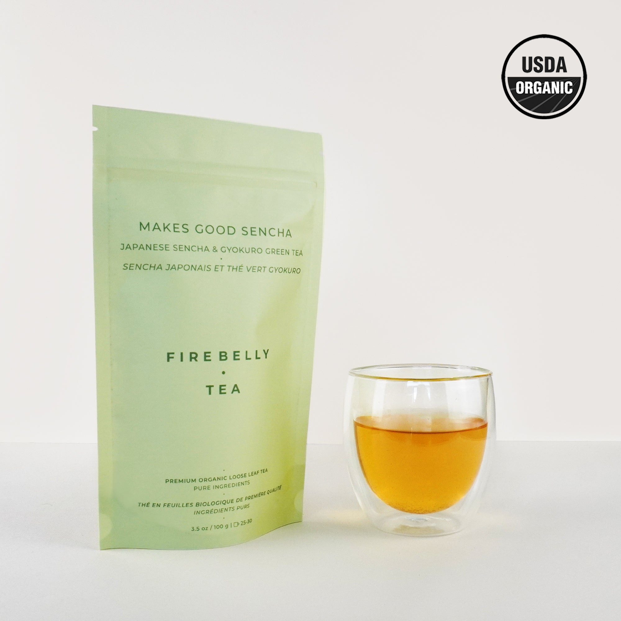 Makes Good Sencha.
