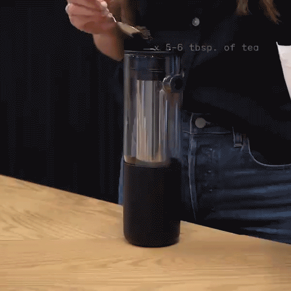Iced Tea Pitcher with Infuser.