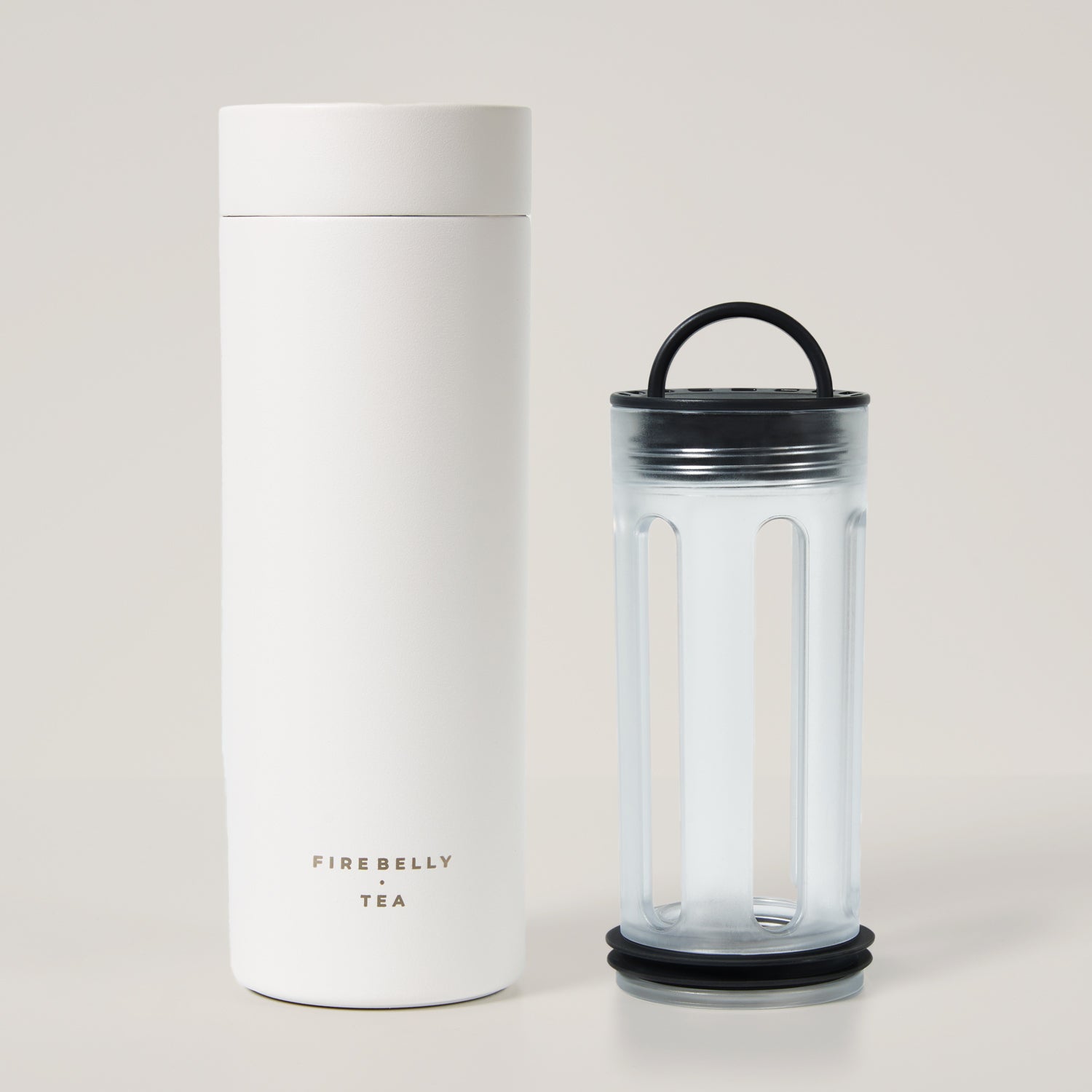 Premium To-Go Kit: Travel Mug With Infuser + 3 Teas