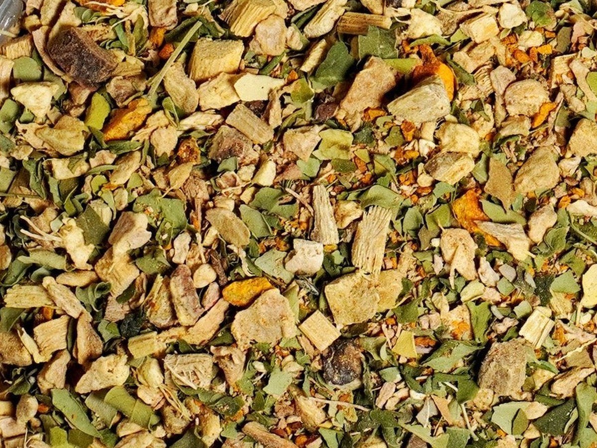A Good Root up close: ginger, turmeric and galangal