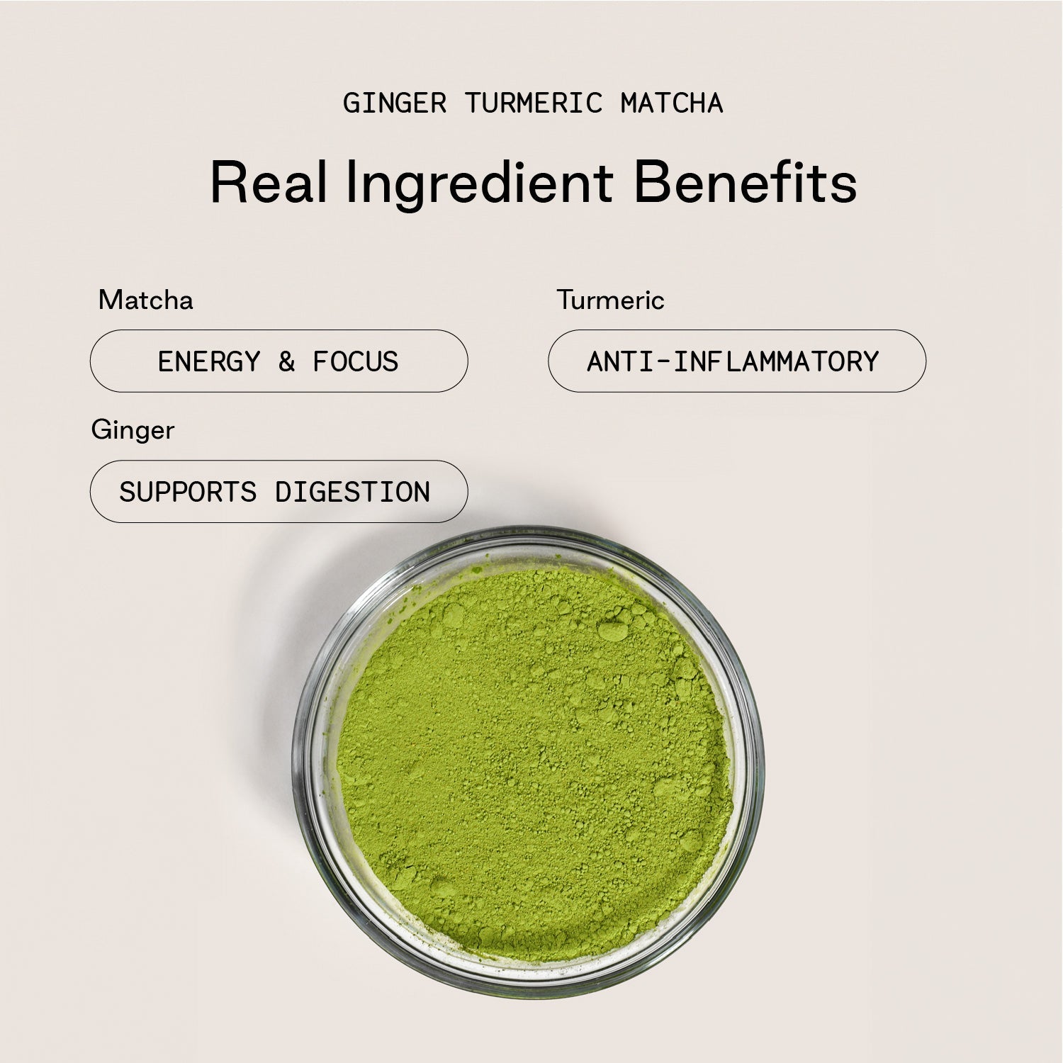 Ginger Turmeric Matcha - Firebelly Tea