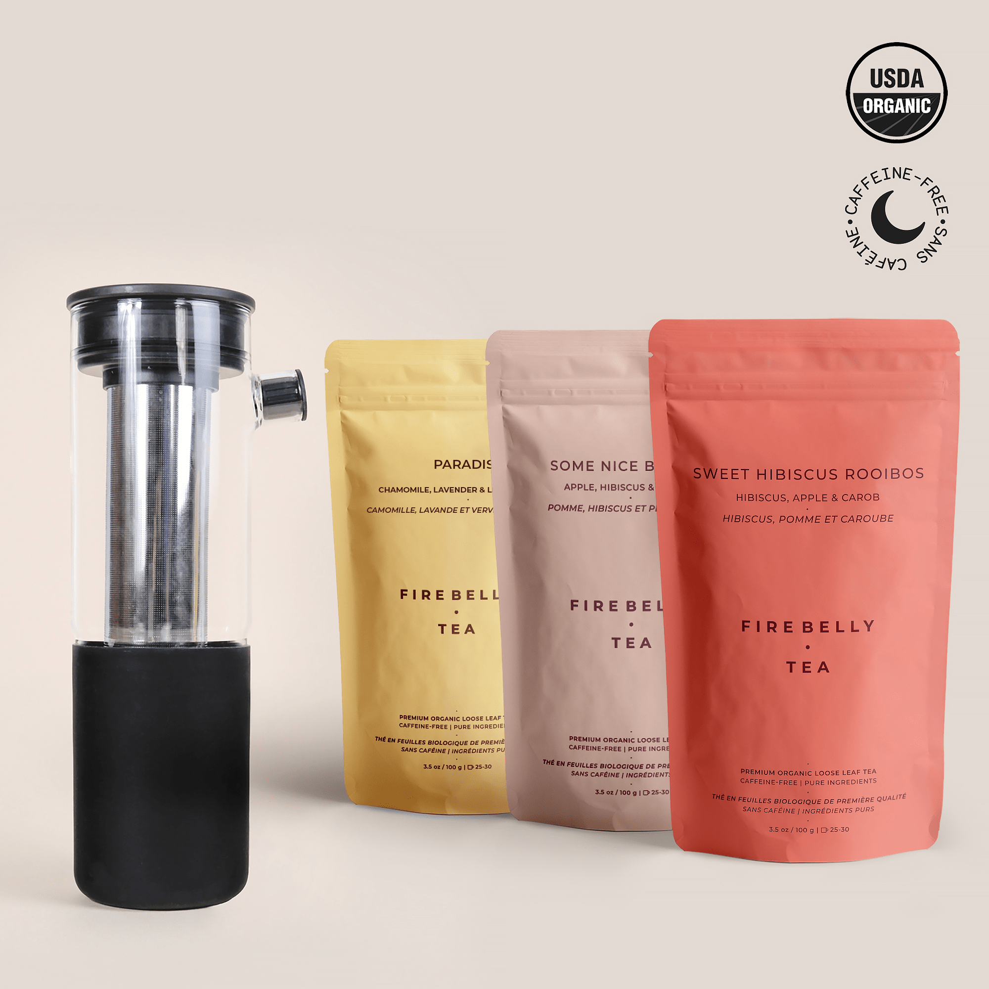 Organic Iced Tea Kit | Make Iced Tea with Iced Tea Pitcher & Real Teas ...