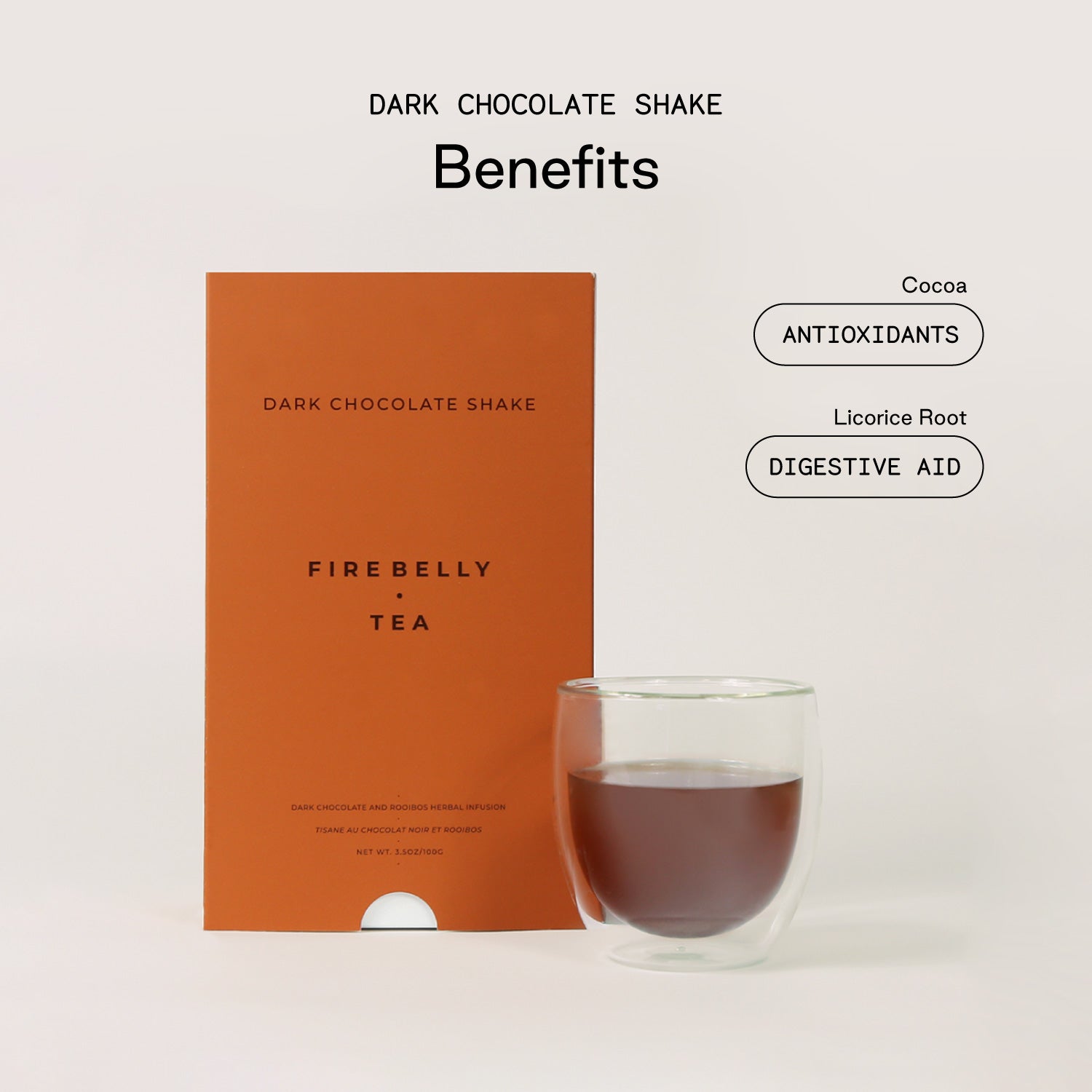 Dark Chocolate Shake - Firebelly Tea USA