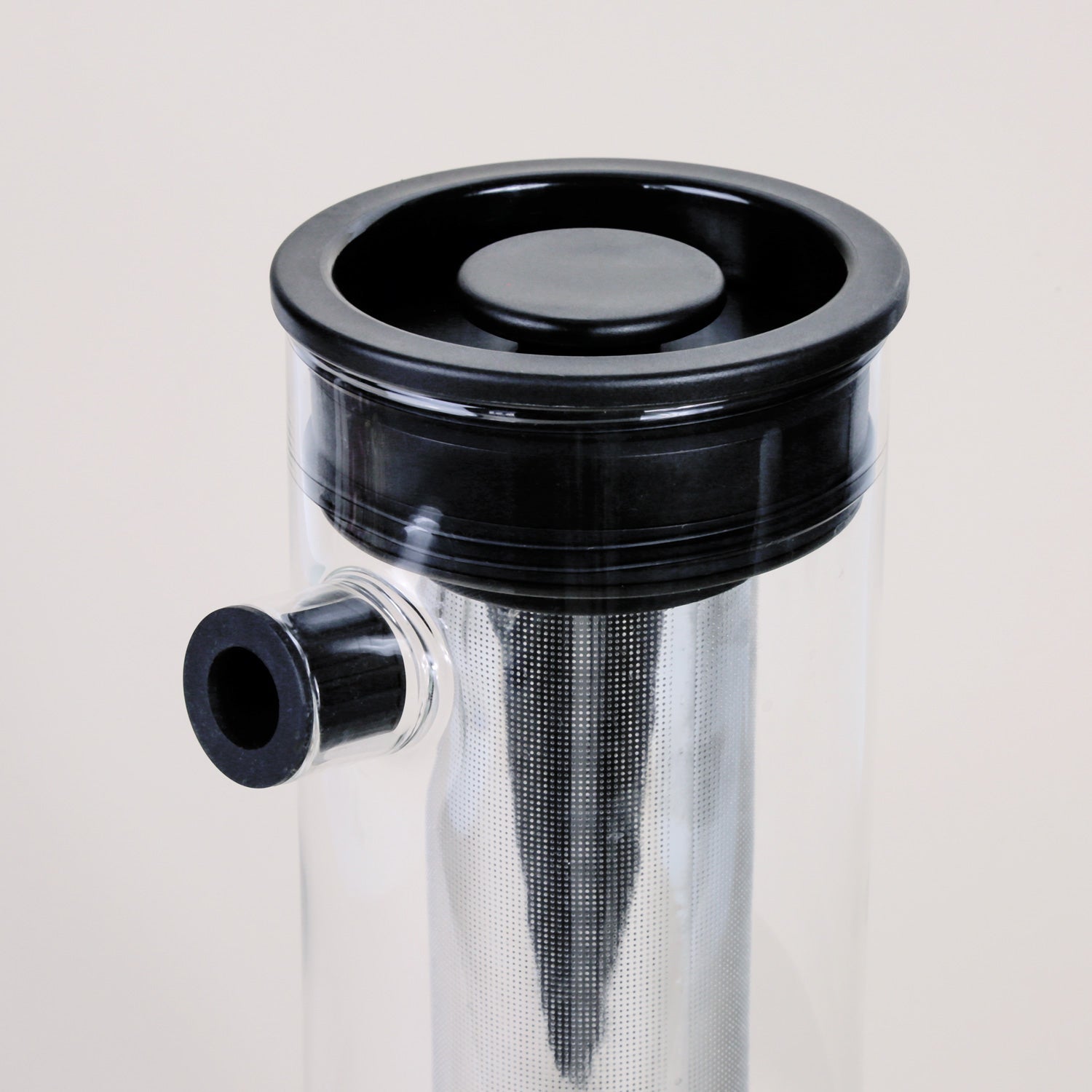 Glass Iced Tea Jug, Tea Pitcher with Filter